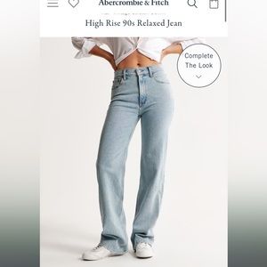 90s relaxed high rise jean